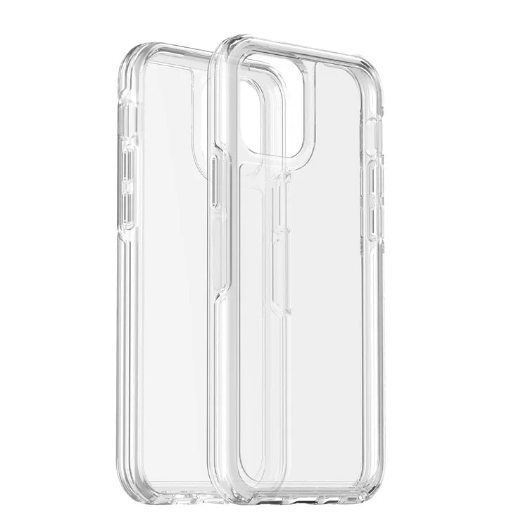 Premium Hard Acrylic Clear Back Cover – Luxury Shockproof Armor for iPhone 12/13/14 Pro Max & Plus