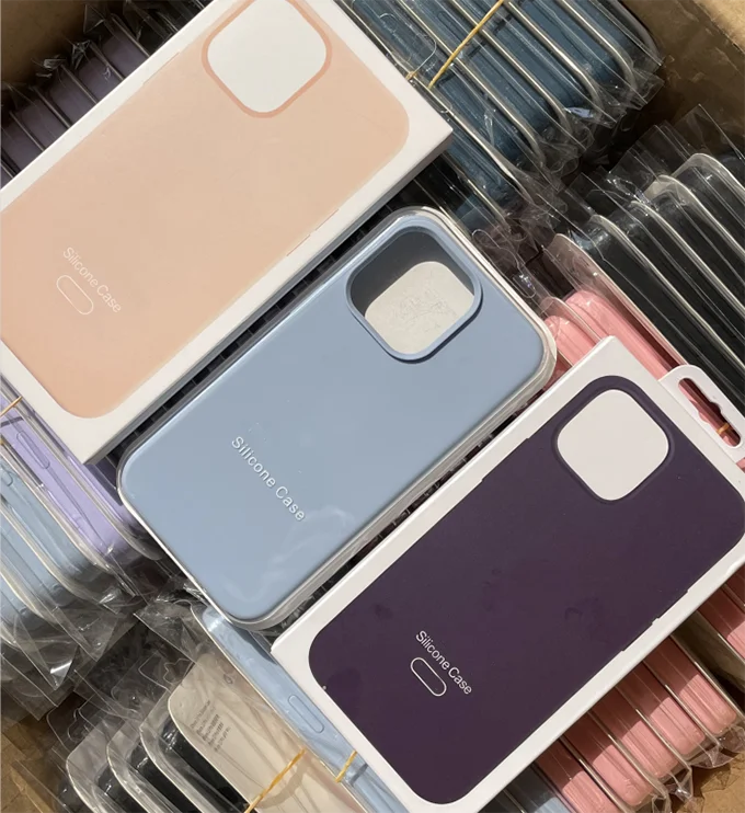 2026 Hot Selling Silicone Cover case Soft Shockproof Magnetic Phone case for iPhone 17 air 16 Pro Max 16 15 14 13 12