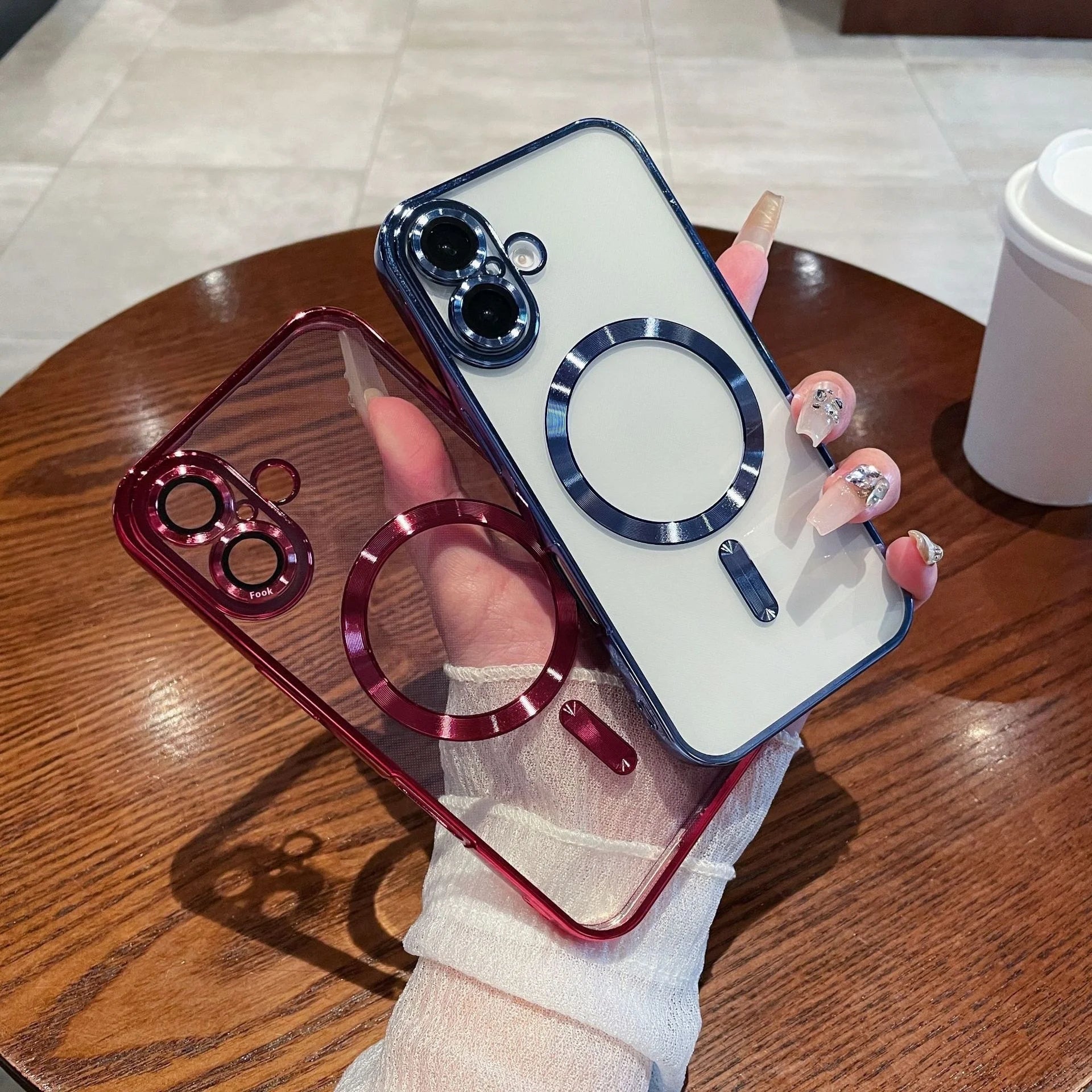 Waterproof Mobile Phone Cases TPU Magnetic Absorbing Phone Case for Iphone16 case Compatible with for Apple Models