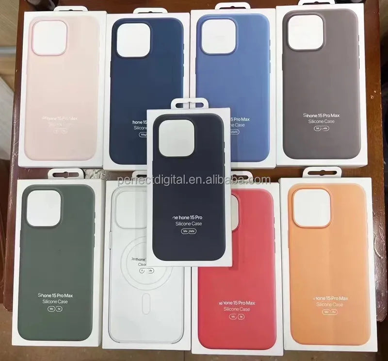 2026 Trending Soft Silicone Magnetic Case Shockproof Phone Cover for iPhone 17 Air 16 Pro Max 15 14 13 12