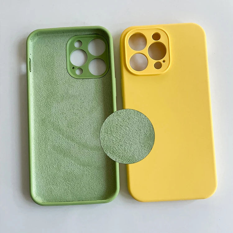 Silicone Phone Case for Apple Iphone 11 12 13 14 15 Pro Max Mini 7 8 6s Plus X Xs Max 5 Shockproof Case Cover Factory Wholesale