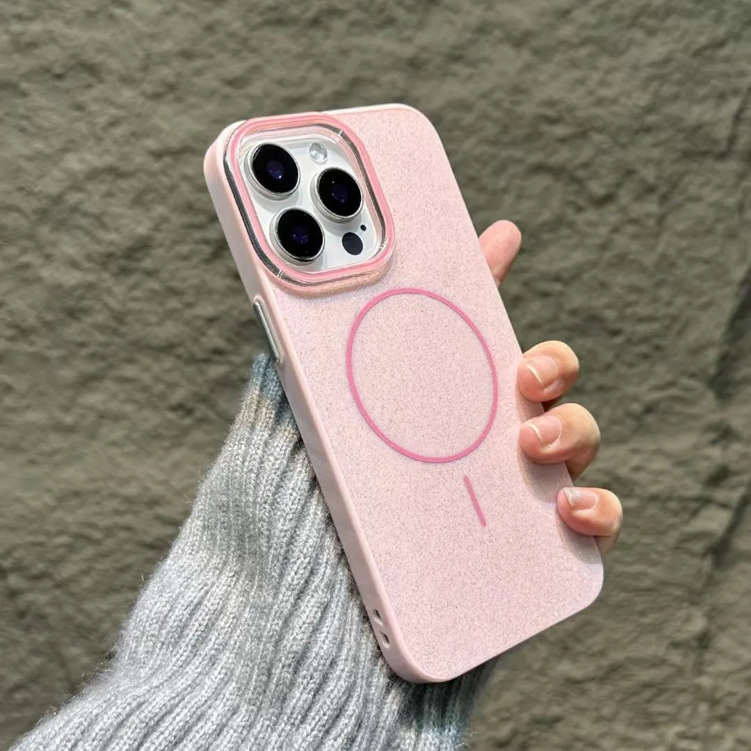 Wholesale Slim Stylish Hard Shock Proof Phone Case for Iphone 14 15 16 Pro Max Colorful Magnetic Mobile Cover