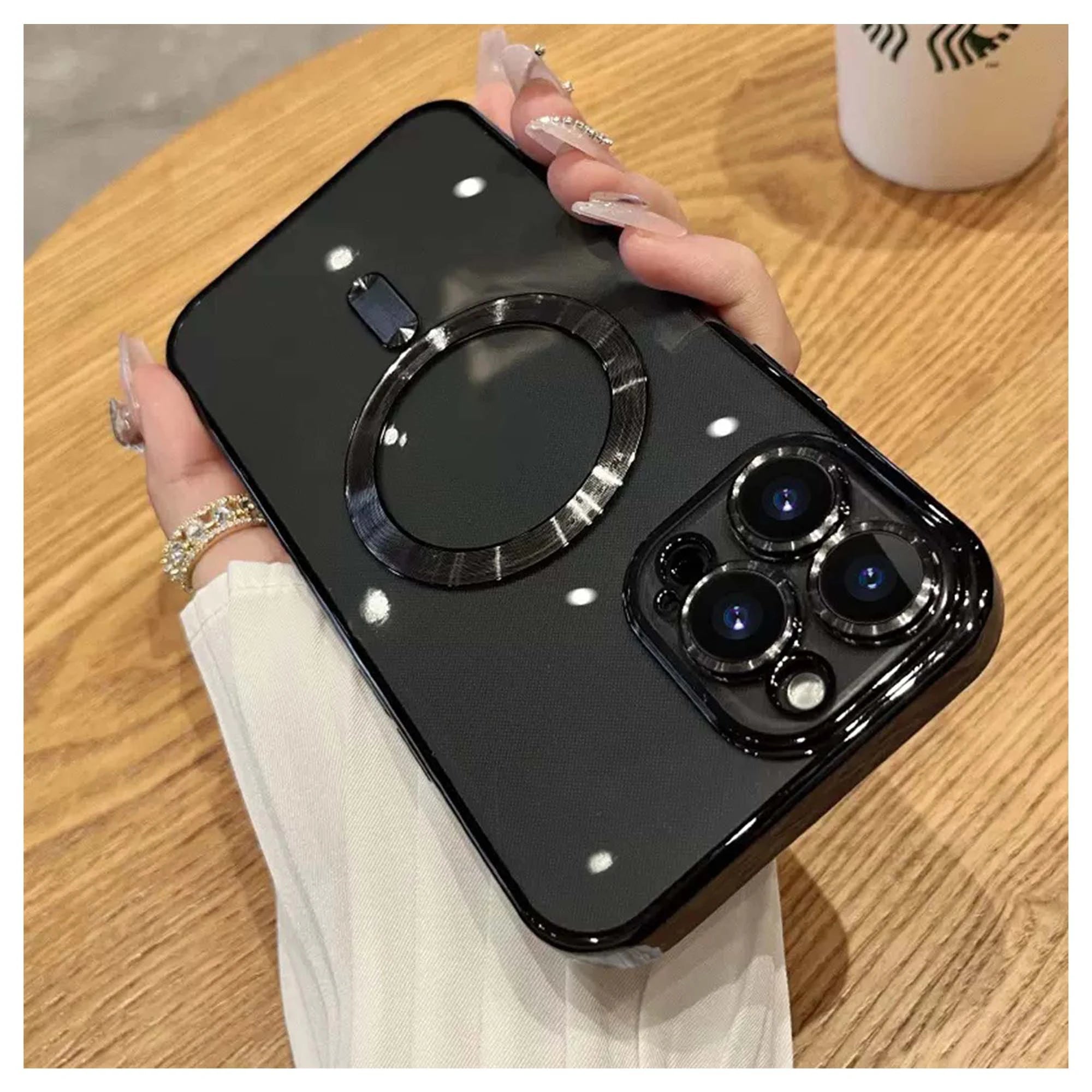 Electroplate Plated Mag Shockproof Safe  Magnetic Cell Cover Magnet Phone Case for Iphone 17 16 15 14 Air Pro Max