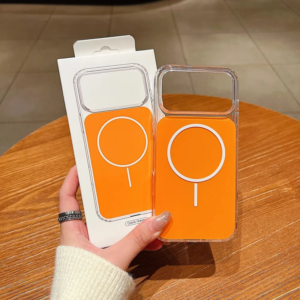 New Magnetic Phone Case for iphone 17 Pro TPU Shockproof Cell Phone Case for iPhone 11 12 13 14 15 16 17 Pro Max